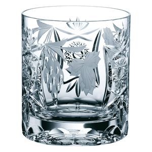 Nachtmann Vorteilsset 4 x  1 Glas/Stck Whisky pur 3263/9cm Traube 35889 und Gratis 1 x Trinitae Körperpflegeprodukt