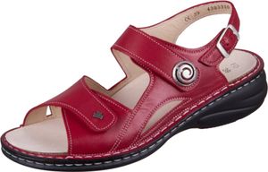 Finn Comfort Damen DENIA Sandalette 02627-604420 in Promodore rot von Größe 37 bis 42