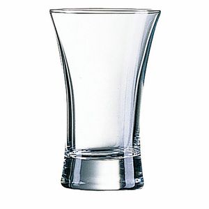 Arcoroc Hot Shot Schnapsglas, Shotglas, Stamper, 70ml, Glas, transparent, 12 Stück