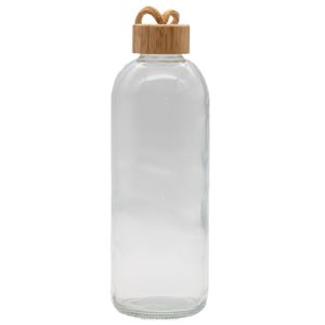 Trinkflasche Glasflasche 1000ml Wasserflasche Teeflasche Sportflasche Getränk Flasche aus Glas