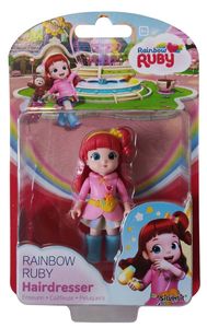 Rainbow Ruby Kaderník 89001 Kaderník, malá bábika s pohyblivou hlavou, rukami a nohami, na zbieranie a hranie
