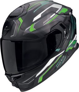 Scorpion EXO-GT SP Air Augusta Helm, schwarz matt/grau/grün, L (58/59)