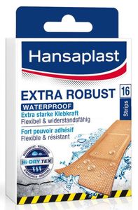 Hansaplast Strips Extra Robust Strips Waterproof Widerstandsfähige Textil-Pflaster