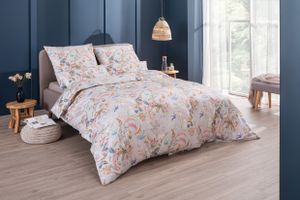 Estella Mako-Satin Bettwäsche 155x220 Elja Passionsblume Blüten 7543-985