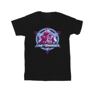 Marvel - "Thor Love And Thunder Neon Badge" T-Shirt für Herren BI52176 (L) (Schwarz)