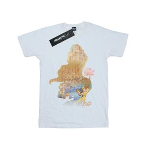 Beauty And The Beast - T-Shirt für Mädchen BI1235 (128) (Weiß)