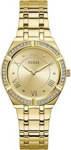 Guess Damen Armbanduhr COSMO goldfarbend GW0033L2