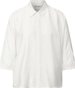 Buttoned shirtcollar blouse w 10108 off white Größe 42