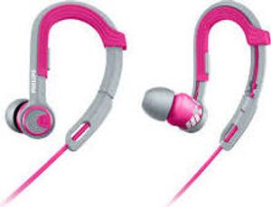 Philips SHQ3300PK/00 - Športové slúchadlá, sivé/ružové