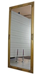 Spiegel gold 162cm Wandspiegel Standspiegel HOLZ Landhaus Holzrahmen Badspiegel