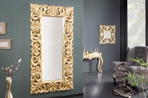 Benátky starožitné zlaté zrcadlo 180cm 15629