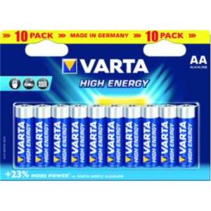 Alkalická baterie Varta, Mignon, AA, LR06, 1,5V Longlife Power, maloobchodní blistr (10-balení)