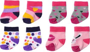 Zapf Creation AG 836057 BABY born Socken 2er, sortiert