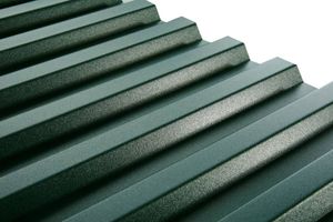 PVC-Wellplatte Trapez 70/18 200 x 90 cm 1,2 mm grün