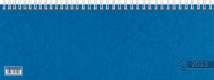 Glocken Tischkalender "Querterminbuch" 105 x 297 mm 2023 blau