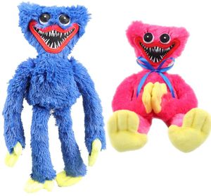 2 Stück Huggy Wuggy Plüschtier, 40cm Poppy Playtime Plüsch Puppe, Lustige Wurst Monster Weihnachten Stoffpuppen Spielzeug für Kinder und Fans Geschenk