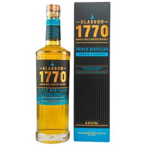 1770 Glasgow Triple Distilled Release Lowland Single Malt Scotch Whisky 0,7l, alc. 46 Vol.-%