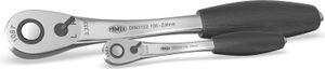FAMEX 10635 Super Feinzahnknarre Set 1/2" und 1/4" -Antrieb, 108 Zähne
