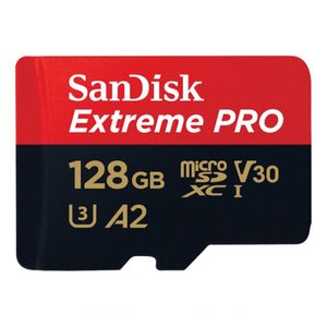 SANDISK MicroSDXC Extreme Pro 128 GB 170 MB / s A2 C10 V30 UHS-I