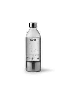 Aarke PET fľaša Fľaša na vodu strieborná