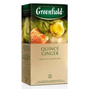 Greenfield Grüner Tee Quince Ginger 25 Teebeutel Grüntee green tea