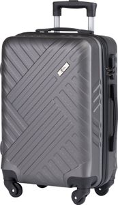 Xonic Design Reisekoffer - Hartschalen-Koffer mit 360° Leichtlauf-Rollen - hochwertiger Trolley mit Zahlenschloss in M-L-XL oder Set (Business Dark Grey M, klein)