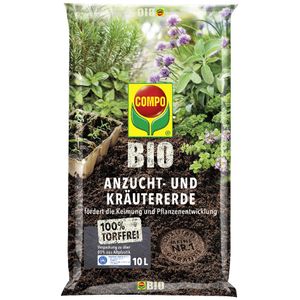 COMPO BIO Anzucht- und Kräutererde torffrei - 10 Liter