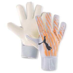 Rękawice bramkarskie Puma Ultra Grip 1 Hybrid Pro szaro-pomarańczowe 41786 05 - 9