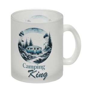 Camping King Wohnwagen Glas Tasse