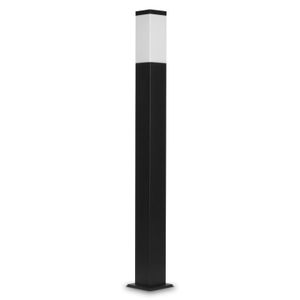 Grafner XL Wegeleuchte Höhe: 100 cm, Aluminium, E27, schwarz anthrazit, Wegleuchte Weglampe Gartenlampe Gartenleuchte Standlampe Außenstandleuchte Pollerleuchte