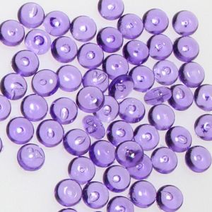1200 Raindrops Tautropfen Pearls Tischdeko Streu Kommunion Taufe Hochzeit, Farbe:violett