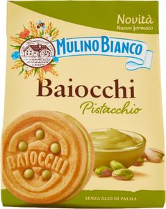 Baiocchi gefüllte Pistazienkekse 240g - Mulino Bianco