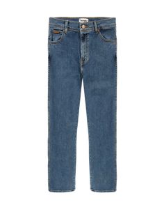 Wrangler - Herren Jeans Texas Slim Medium Stretch  (W12S33010), Größe:W34, Länge:L32, Farbe:Stonewash