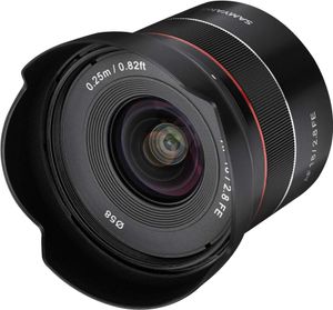 Samyang AF 18mm f/2.8 Sony FE Abdeckung Samyang AF 18mm f/2.8 Sony FE Abdeckung