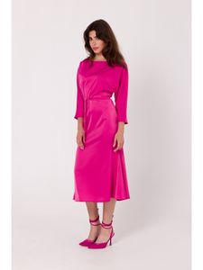 Makover Midikleid für Frauen Eubunga K177 rosa L