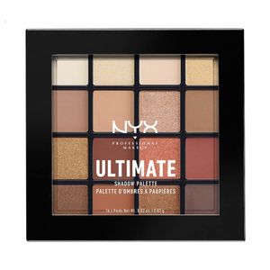 JDland Lidschatten Ultimate Shadow Palette, Lidschattenpalette, 16 Farbtöne , Farbton: Warm Neutrals