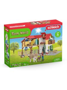 Schleich Farm World 42407 Bauernhaus mit Stall und Tieren
