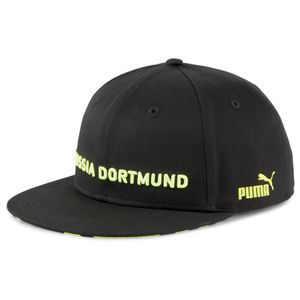 PUMA BVB Borussia Dortmund Flatbrim Cap puma black/safety yellow OSFA