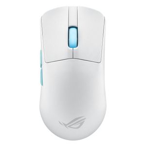 ASUS ROG Harpe Ace - Aim Lab Edition - Maus - USB, 2.4 GHz, Bluetooth 5.1 - weiß