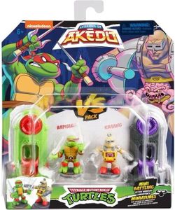 Raphael vs Rocksteady Figuren - Akedo - Moose Toys