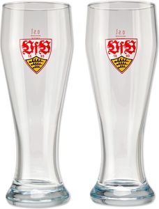 VfB Stuttgart Weizenbierglas 2er-Set VfB Stuttgart Weizenbierglas 2er-Set