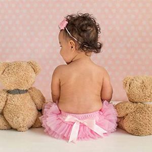 Tutu-Rock für Babys und Mädchen, weich, mit Windelüberzug, 1/2. Geburtstag,Pink,M