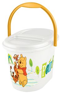 keeeper dětský kbelík na pleny "karol winnie" bílý s potiskem