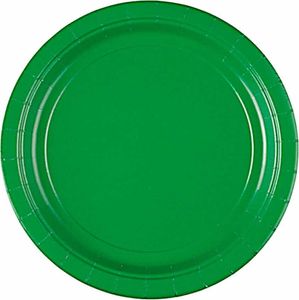 8 grüne Pappteller für St. Patricks Day, Geburtstag & Fasching | 23cm