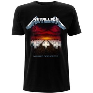 Metallica - "Master Of Puppets Tracks" T-Shirt für Herren/Damen Unisex RO1669 (M) (Schwarz)