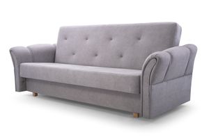 Sofa mit Schlaffunktion Schlafsofa Sofabett 3-Sitzer 220 × 89 × 93 cm cm Couch DL-Klapp-System MAGDA - VENA 03