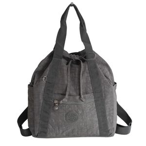Bag Street - leichte Damen Rucksackhandtasche Freizeittasche - Grau