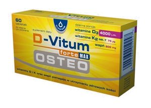 D-Vitum Forte MAX Osteo, 60 tabletek