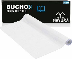 BUCHOX Buchschutzfolie Buchfolie Bucheinschlagfolie selbstklebend transparent