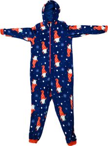 Dámský vánoční overal CHRISTMAS ONESIE modrý - různé velikosti Velikost: XL